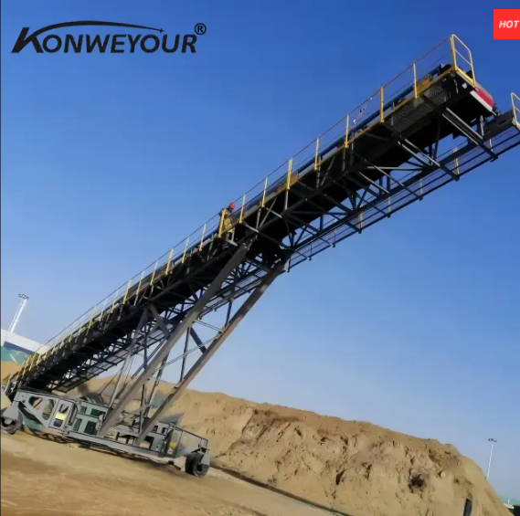 Daidaitaccen Telescopic Underground Conveyor